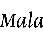 MalabarETW08-Italic