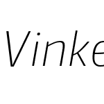 VinkelW03-ExtraLightItalic