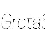 Grota Sans Alt Rd