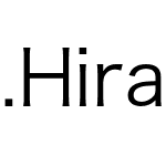 .Hiragino Sans GB Interface