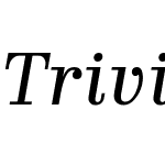 Trivia Serif 10