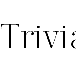 Trivia Serif Light