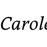 Carole Serif Variable