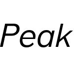 Peak Sans