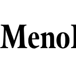 Meno Display Extra Condensed