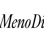 Meno Display Extra Condensed