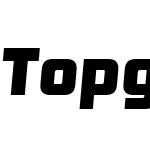 Topgolf Condensed Italic