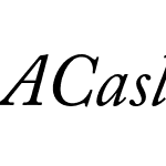 Adobe Caslon Pro