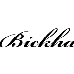 Bickham Script Pro