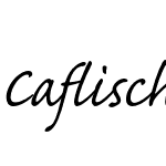 Caflisch Script Pro