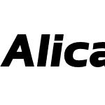Alicante Sans Black Italic