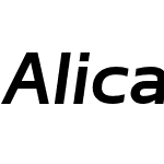 Alicante Sans Medium Italic