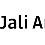 Jali Arabic