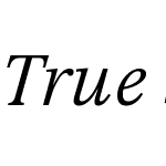 True Serif