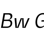 Bw Gradual