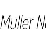 Muller Next Condensed