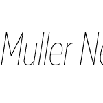 Muller Next Condensed