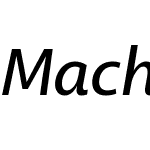 Macha Medium Italic