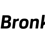 Bronkoh-ExtraBoldItalic