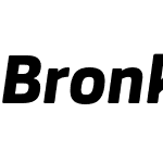 Bronkoh-HeavyItalic