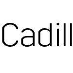 Cadillac Sans