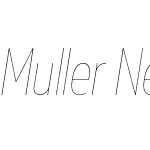 Muller Next Condensed