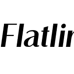 Flatline Sans