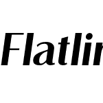 Flatline Sans