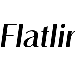 Flatline Sans