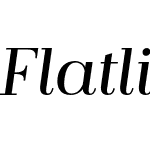 Flatline Serif