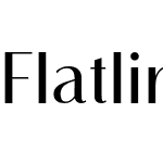 Flatline Sans