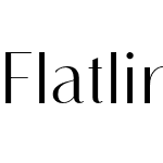 Flatline Sans