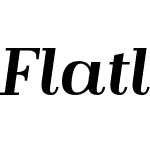 Flatline Serif