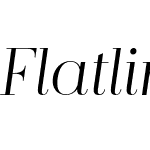 Flatline Serif