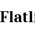 Flatline Serif