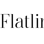 Flatline Serif