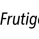 Frutiger Neue LT Pro