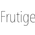 Frutiger Neue LT Pro