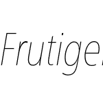 Frutiger Neue LT Pro