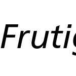 Frutiger Neue LT Pro