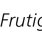 Frutiger Neue LT Pro