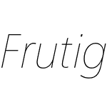 Frutiger Neue LT Pro