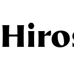 Hiroshige Sans