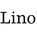 LinoLetter Std