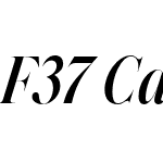 F37 Caslon Hairline