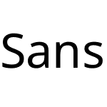 Sans Serif Collection
