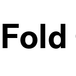 Fold Grotesque