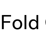 Fold Grotesque