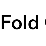 Fold Grotesque