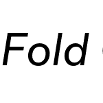 Fold Grotesque Pro